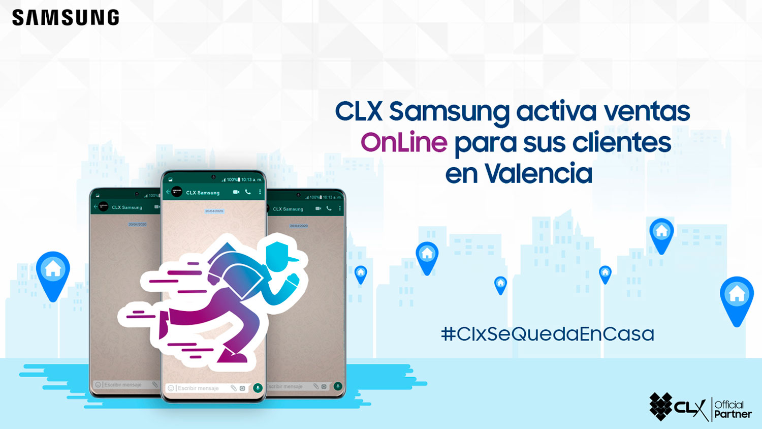 CLX Samsung activa ventas OnLine