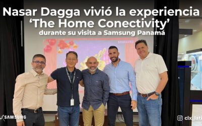 Nasar Dagga vivió la experiencia ‘The Home Conectivity’ durante su visita a Samsung Panamá